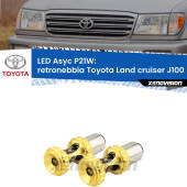 0 Retronebbia LED per Toyota Land cruiser J100 1998 - 2007: P21W Asyc P21W: LED Asyc Canbus Rosso (Coppia)