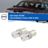 0 Retronebbia LED per Volvo 940 II 944 1994 - 1998: P21W Gear P21W: Gear LED Rossi (Coppia)