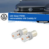 0 Retronebbia LED per VW Caddy IV 2015 - 2017: P21W Gear P21W: Gear LED Rossi (Coppia)