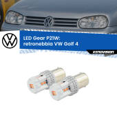 0 Retronebbia LED per VW Golf 4  1997 - 2005: P21W Gear P21W: Gear LED Rossi (Coppia)