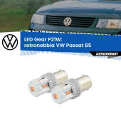 0 Retronebbia LED per VW Passat B5 1996 - 2000: P21W Gear P21W: Gear LED Rossi (Coppia)