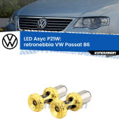 0 Retronebbia LED per VW Passat B6 2005 - 2010: P21W Asyc P21W: LED Asyc Canbus Rosso (Coppia)