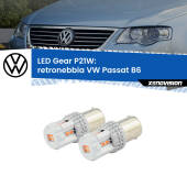 0 Retronebbia LED per VW Passat B6 2005 - 2010: P21W Gear P21W: Gear LED Rossi (Coppia)