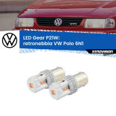 0 Retronebbia LED per VW Polo 6N1 1994 - 1998: P21W Gear P21W: Gear LED Rossi (Coppia)