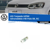 0 Retronebbia LED per VW Polo 6R, 6C 2009 - 2016: H21W Torpedo H21W (BAY9S): LED Torpedo Canbus Rosso