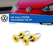 0  Retronebbia LED per VW UP  2011 in poi: p21/5w Asyc P21/5W: Asyc LED Rossi (Coppia)