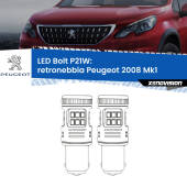 0 Retronebbia LED Peugeot 2008 Mk1 2013 - 2018: P21W Bolt P21W: LED Bolt Rossi (Coppia)