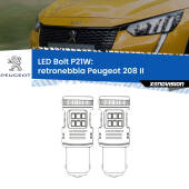 0 Retronebbia LED Peugeot 208 II 2019 in poi: P21W Bolt P21W: LED Bolt Rossi (Coppia)