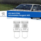 0 Retronebbia LED Peugeot 405 1987 - 1997: P21W Bolt P21W: LED Bolt Rossi (Coppia)