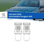 0 Retronebbia LED Peugeot 406  1995 - 2004: P21W Bolt P21W: LED Bolt Rossi (Coppia)