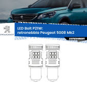 0 Retronebbia LED Peugeot 5008 Mk2 2017 in poi: P21W Bolt P21W: LED Bolt Rossi (Coppia)