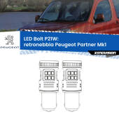 0 Retronebbia LED Peugeot Partner Mk1 1996 - 2007: P21W Bolt P21W: LED Bolt Rossi (Coppia)