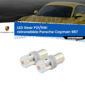 0 Retronebbia LED Porsche Cayman 987 2005 - 2008: P21/5W Gear P21/5W: Lampadine LED Rosse Gear