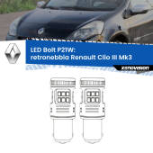 0 Retronebbia LED Renault Clio III  2005 - 2011: P21W Bolt P21W: LED Bolt Rossi (Coppia)