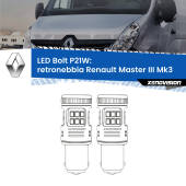 0 Retronebbia LED Renault Master III Mk3 2010 in poi: P21W Bolt P21W: LED Bolt Rossi (Coppia)