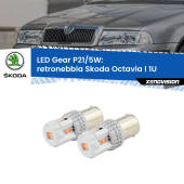 0 Retronebbia LED Skoda Octavia I 1U 2001 - 2010: P21/5W Gear P21/5W: Lampadine LED Rosse Gear