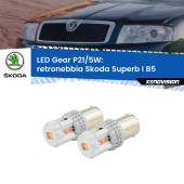 0 Retronebbia LED Skoda Superb I B5 2001 - 2008: P21/5W Gear P21/5W: Lampadine LED Rosse Gear