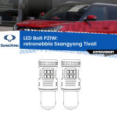 0 Retronebbia LED Ssangyong Tivoli  2015 in poi: P21W Bolt P21W: LED Bolt Rossi (Coppia)