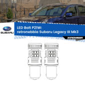 0 Retronebbia LED Subaru Legacy III Mk3 1998 - 2002: P21W Bolt P21W: LED Bolt Rossi (Coppia)