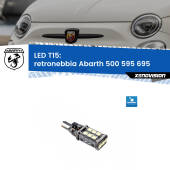 0 Retronebbia LED T15 per Abarth 500 595 695  2015 - 2022 T15 (W16W): Lampadina LED Rossa chip CREE