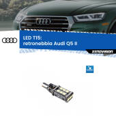 0 Retronebbia LED T15 per Audi Q5 II 2018 in poi T15 (W16W): Lampadina LED Rossa chip CREE
