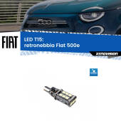 0 Retronebbia LED T15 per Fiat 500e 2020 in poi T15 (W16W): Lampadina LED Rossa chip CREE