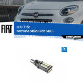 0 Retronebbia LED T15 per Fiat 500L  2012 - 2018 T15 (W16W): Lampadina LED Rossa chip CREE