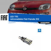 0 Retronebbia LED T15 per Fiat Panda 312 2012 in poi T15 (W16W): Lampadina LED Rossa chip CREE
