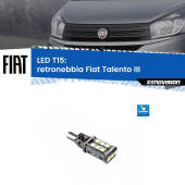 0 Retronebbia LED T15 per Fiat Talento III 2016 - 2020 T15 (W16W): Lampadina LED Rossa chip CREE