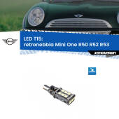 0 Retronebbia LED T15 per Mini One R50 R52 R53 2001 - 2006 T15 (W16W): Lampadina LED Rossa chip CREE
