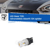 0 Retronebbia LED T20 Gear per Abarth 124 spider  2016 - 2019 T20: Lampadina LED rossa Gear v1.0