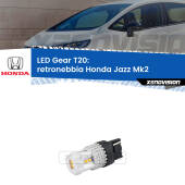 0 Retronebbia LED T20 Gear per Honda Jazz Mk2 2002 - 2008 T20: Lampadina LED rossa Gear v1.0