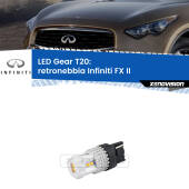 0 Retronebbia LED T20 Gear per Infiniti FX II 2008 - 2013 T20: Lampadina LED rossa Gear v1.0
