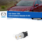 0 Retronebbia LED T20 Gear per Mazda 6 GG 2002 - 2007 T20: Lampadina LED rossa Gear v1.0