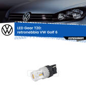 0 Retronebbia LED T20 Gear per VW Golf 6 2008 - 2011 T20: Lampadina LED rossa Gear v1.0