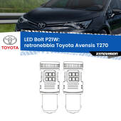 0 Retronebbia LED Toyota Avensis T270 2009 - 2015: P21W Bolt P21W: LED Bolt Rossi (Coppia)