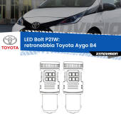 0 Retronebbia LED Toyota Aygo B4 2014 - 2018: P21W Bolt P21W: LED Bolt Rossi (Coppia)