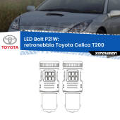 0 Retronebbia LED Toyota Celica T200 1993 - 1999: P21W Bolt P21W: LED Bolt Rossi (Coppia)