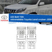 0 Retronebbia LED Toyota Land cruiser J200 2007 in poi: T20 Bolt T20: LED Bolt Rossi (Coppia)