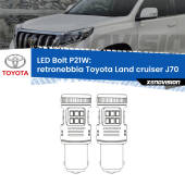 0 Retronebbia LED Toyota Land cruiser J70 1984 - 1996: P21W Bolt P21W: LED Bolt Rossi (Coppia)