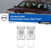 0 Retronebbia LED Volvo 940 II 944 1994 - 1998: P21W Bolt P21W: LED Bolt Rossi (Coppia)