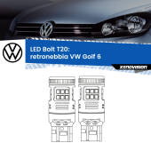 0 Retronebbia LED VW Golf 6 2008 - 2011: T20 Bolt T20: LED Bolt Rossi (Coppia)