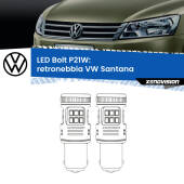 0 Retronebbia LED VW Santana 1995 - 2012: P21W Bolt P21W: LED Bolt Rossi (Coppia)