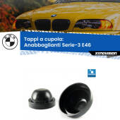 Coppia tappi coprifaro maggiorati a cupola 95mm