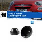 0 Tappi a cupola per Anabbaglianti H4 Fiat 500X a parabola (Coppia) Coppia tappi coprifaro a cupola 100mm