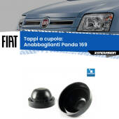 0 Tappi a cupola per Anabbaglianti H4 Fiat Panda 169 2003 - 2012 (Coppia) Coppia tappi coprifaro a cupola 70mm