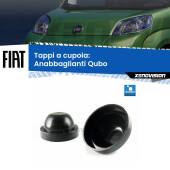 0 Tappi a cupola per Anabbaglianti H4 Fiat Qubo 2008 - 2021 (Coppia) Coppia tappi coprifaro a cupola 100mm