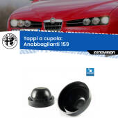 0 Tappi a cupola per Anabbaglianti H7 Alfa romeo 159 2005 - 2012 (Coppia) Coppia tappi coprifaro a cupola 110mm