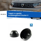 0 Tappi a cupola per Anabbaglianti H7 Dacia Duster II 2017 in poi (Coppia) Coppia tappi coprifaro a cupola 70mm