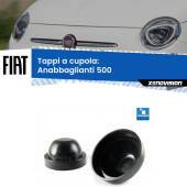 Coppia tappi coprifaro maggiorati a cupola 95mm